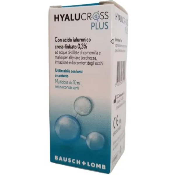 Hyalucross Plus - Gocce Oculari Per La Secchezza E L'irritazione 10 Ml-image