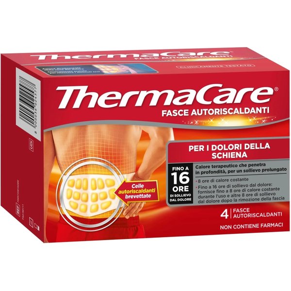 Thermacare 4 Fasce Autoriscaldanti Per Dolori Alla Schiena-image