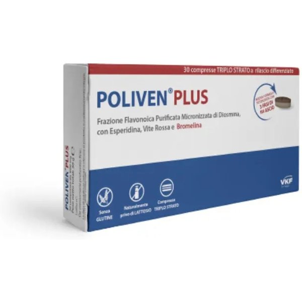 Poliven Plus 30 Compresse - Integratore Per Il Microcircolo-image
