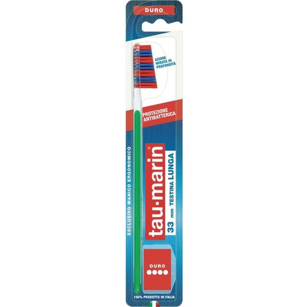 Tau-Marin Scalare 33 - Spazzolino Manuale Duro Con Antibatterico Colori Assortiti-image