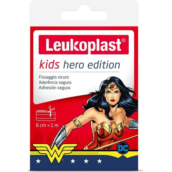Cerotto Per Bambini In Striscia Ritagliabile Leukoplast Kids Hero Edition - 1 Mt X 6 Cm-image
