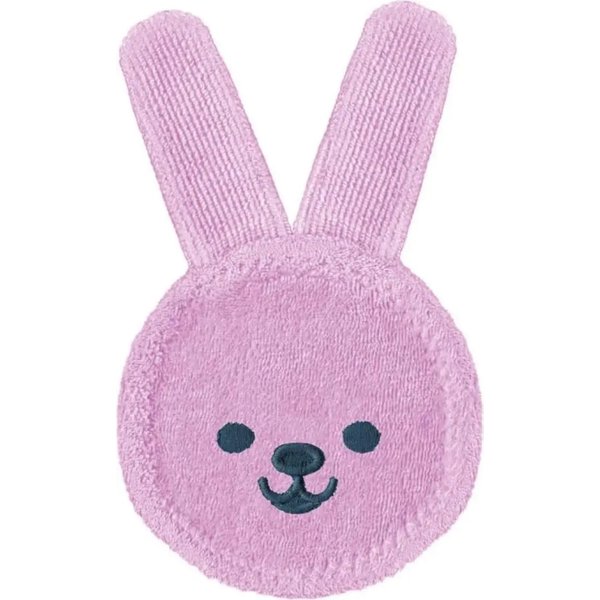 MAM Oral Care Rabbit - Guanto Per L'igiene Orale Del Bambino Colore Quartz Rose-image
