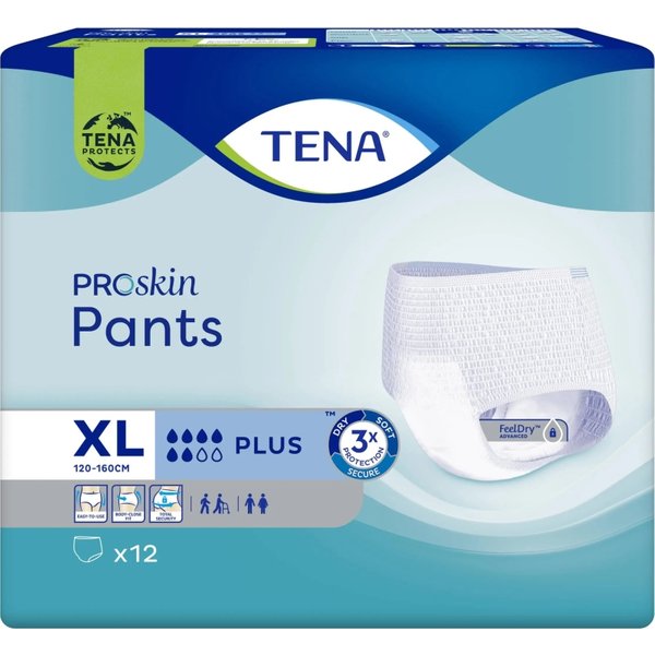 Tena Pants - 12 Mutandine Assorbenti Per Incontinenza Plus Taglia Xl-image