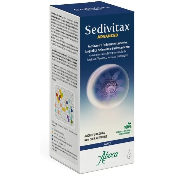 Aboca Sedivitax Advanced Gocce 75 Ml - Integratore Per Favorire Il Sonno-image