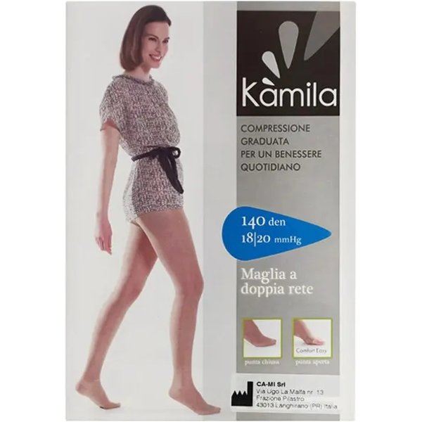 KàMila Comfort 140 Den - Collant Maglia A Doppia Rete (18-20 Mmhg) - Taglia 4 Playa-image