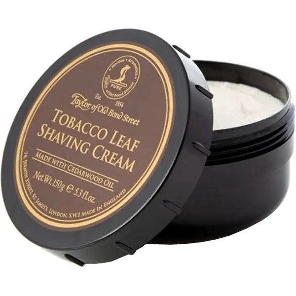 Taylor of Old Bond Street Tobacco Leaf Shaving Cream - Crema Da Barba Con Olio Di Cedro 150 Ml-image