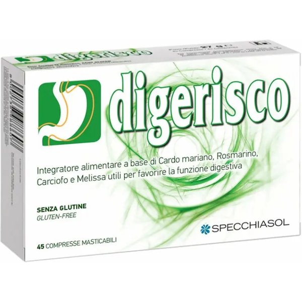 Specchiasol Digerisco 45 Compresse Masticabili - Integratore Per La Digestione-image