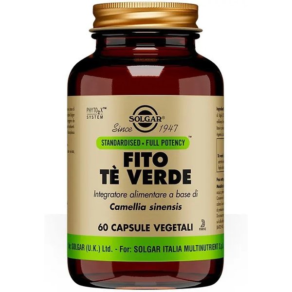 Solgar Fito Te' Verde 60 Capsule Integratore Antiossidante-image