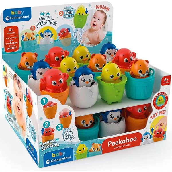 Clementoni Peekaboo Water Friends - Gioco Per Bagnetto-image