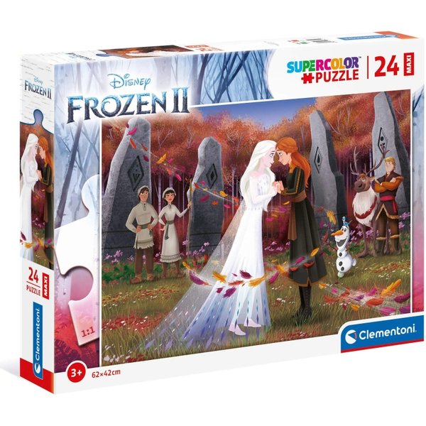 Clementoni Supercolor - Puzzle Maxi 24 Pezzi Frozen 2-image