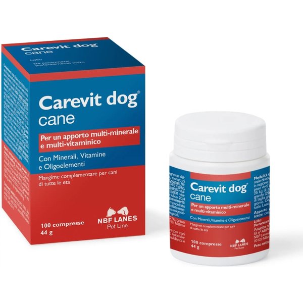 Nbf Lanes Carevit Dog 100 Compresse Mangime Complementare Per Cani-image
