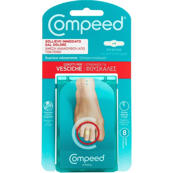 Compeed 8 Cerotti Per Vesciche Per Le Dita Dei Piedi-image