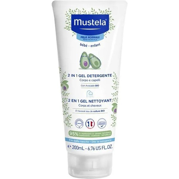 Mustela 2 In 1 Gel Detergente 200 Ml-image