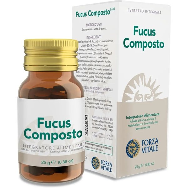 Fucus Composto 60 Compresse - Integratore Acceleratore Del Metabolismo-image
