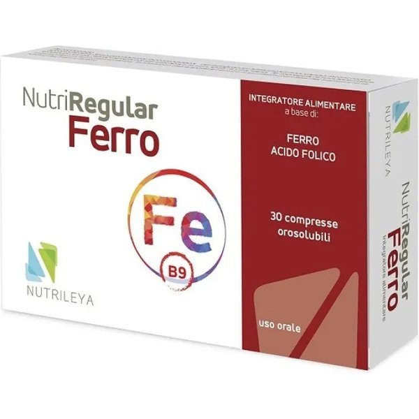 Nutriregular Ferro 30 Compresse Orosolubili - Integratore Di Ferro-image