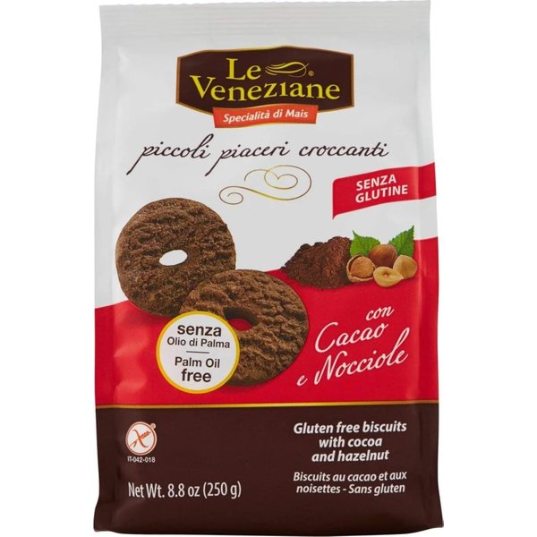 Molino Di Ferro Le Veneziane - Biscotti Con Cacao E Nocciole 250 G-image