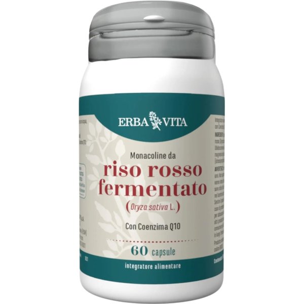 Riso Rosso Fermentato 60 Capsule - Integratore Per Il Colesterolo-image