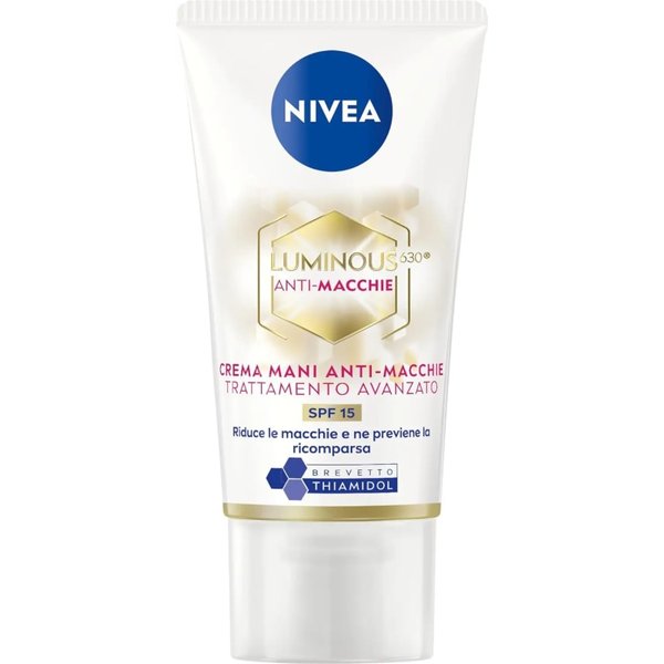 Nivea Luminous 630 Anti-Macchie - Crema Mani Anti-Macchie SPF15 Trattamento Avanzato 50 Ml-image