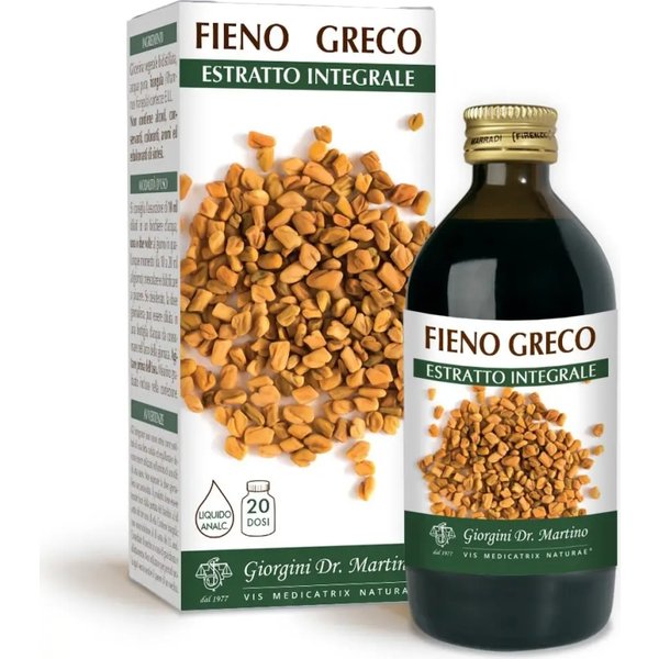 Fieno Greco Estratto Integrale 200 Ml - Integratore Per La Funzione Digestiva-image