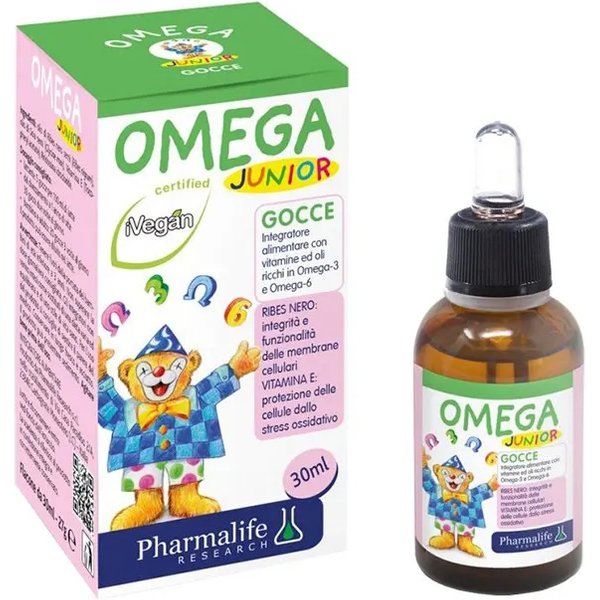 Omega Junior Gocce 30 Ml - Integratore Per Il Sistema Immunitario Dei Bambini-image