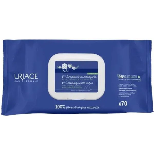 Laboratoires Dermatologiques Uriage Eau Thermale - 70 Salviettine Bebe-image