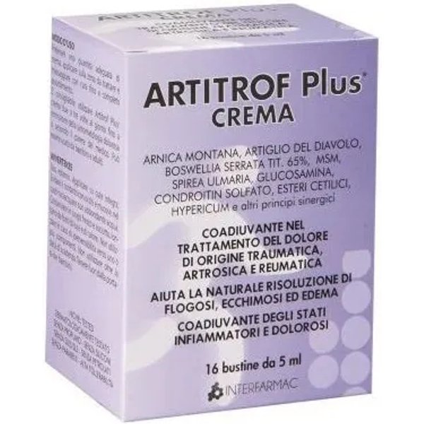 Artitrof Plus - Crema Per Dolori Articolari 16 Bustine-image