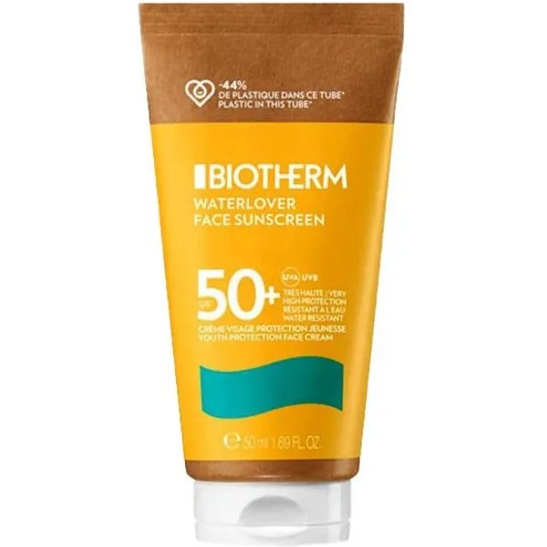 L'oréAl Biotherm Crema Solare Viso 50+ Spf Anti Età Waterlover Protezione Molto Alta 50 Ml-image