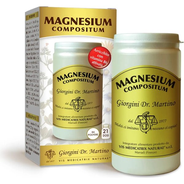 Magnesio Compositum Polvere 100 Gr - Integratore Di Magnesio E Aminoacidi-image
