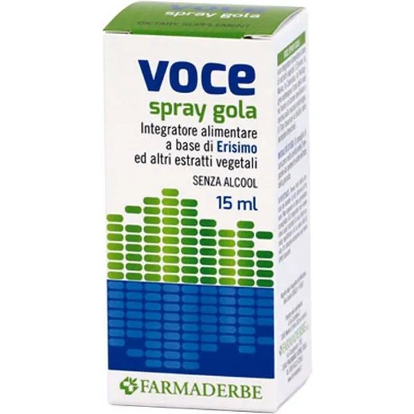 Voce Spray Gola 15 Ml - Integratore Per Le Vie Respiratorie-image
