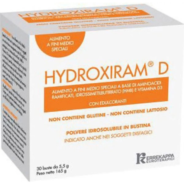 Errekappa Euroterapici Hydroxiram D 30 Buste - Integratore Di Aminoacidi Hmb E Vitamina D3-image