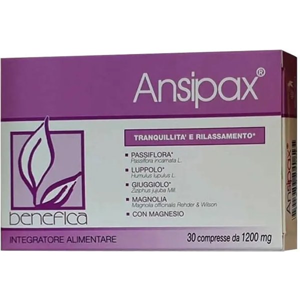 Ansipax 30 Compresse - Integratore Per Il Rilassamento-image