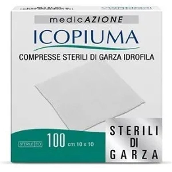 Icopiuma Compresse Sterili Di Garza Idrofila 10 X 10 Cm-image