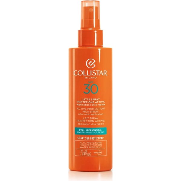 Collistar Crema Solare Viso 30 SPF Spray Latte Per Pelli Ipersensibili Protezione Attiva 200 Ml-image