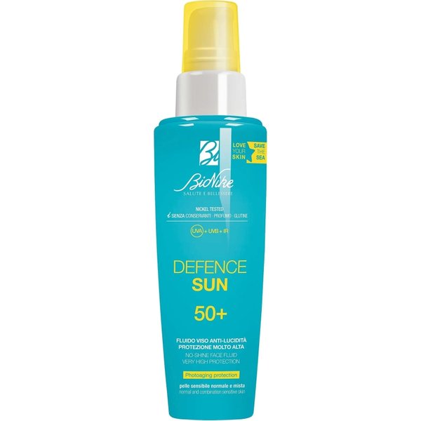 Icim International Bionike Crema Solare Viso 50+ Spf Fluido Anti-Lucidità Defence Sun Protezione Molto Alta 50 Ml-image