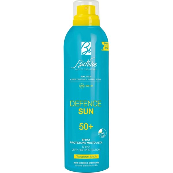 Bionike Crema Solare 50+ SPF Spray Trasparente Defence Sun Transparent Touch Protezione Molto Alta 200 Ml-image