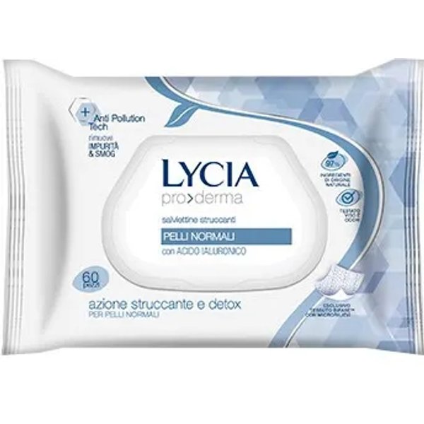 Lycia 60 Salviette Struccanti Per Pelli Normali-image