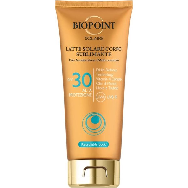 Biopoint Crema Solare 30 SPF Latte Corpo Protezione Alta 200 Ml-image