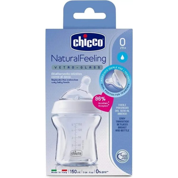 Artsana Chicco Naturalfeeling - Biberon Unisex 0M+ 150 Ml Flusso Lento-image