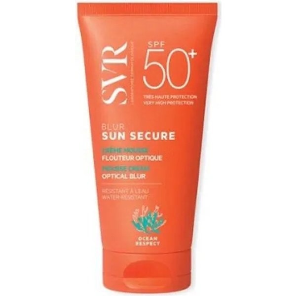 Laboratoires SVR Crema Solare Viso 50+ SPF Mousse Sun Secure Blur Protezione Molto Alta 50 Ml-image