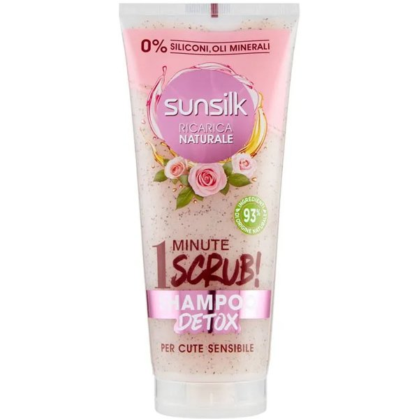 Sunsilk 1 Minute Scrub - Shampoo Per Cute Sensibile 200 Ml-image