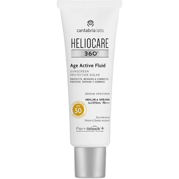 Difa Cooper Crema Solare Viso 50 Spf Fluido Anti-Age Heliocare 360° Age Active Fluid Protezione Alta 50 Ml-image