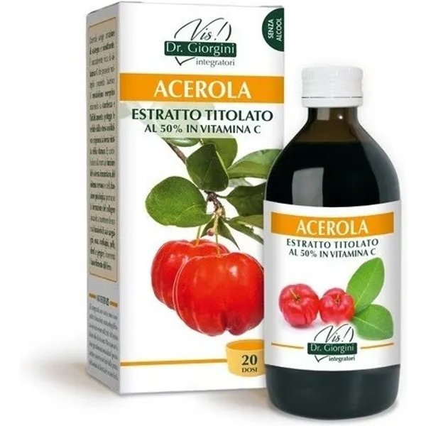 Acerola Estratto Tit 50% 200 Ml - Integratore Ricostituente-image