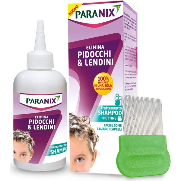 Paranix Elimina Pidocchi E Lendini - Trattamento Shampoo 200 Ml + Pettine-image