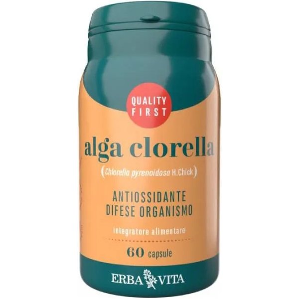 Alga Clorella 60 Capsule - Integratore Antiossidante E Per Le Difesa Dell'organismo-image