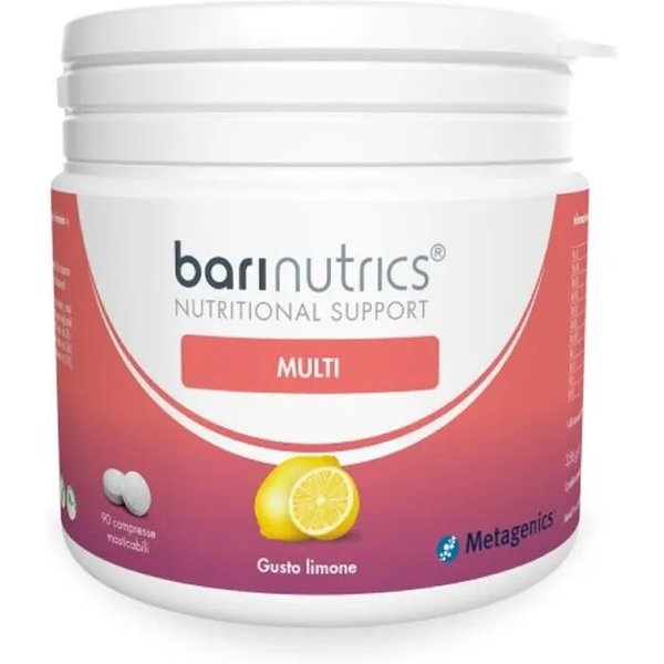 Barinutrics Multi 90 Compresse Gusto Limone - Integratore Di Vitamine E Minerali-image