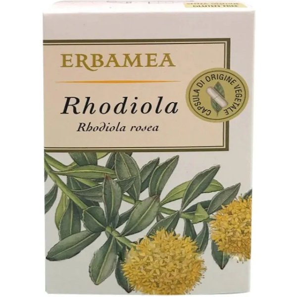 Erbamea Rhodiola 50 Capsule - Integratore Tonico-Adattogeno-image