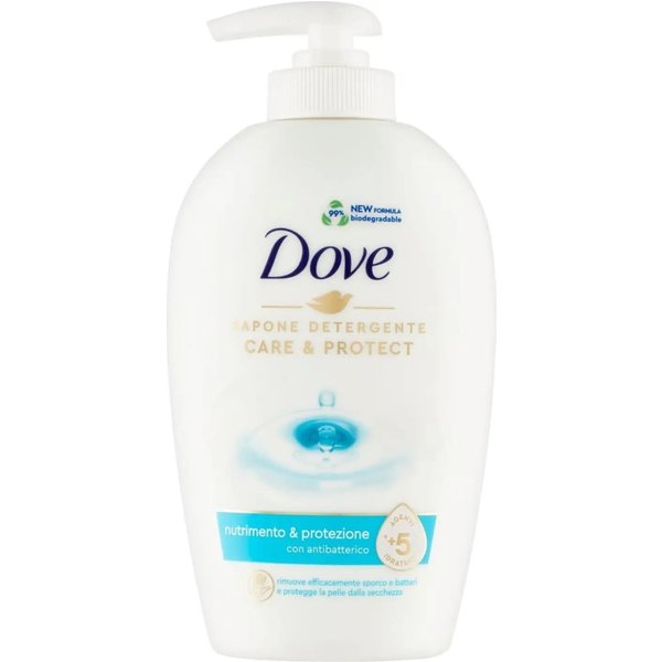 Dove Care & Protect - Sapone Liquido Detergente 250 Ml-image