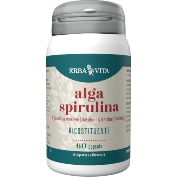 Alga Spirulina 60 Capsule - Integratore Ricostituente-image
