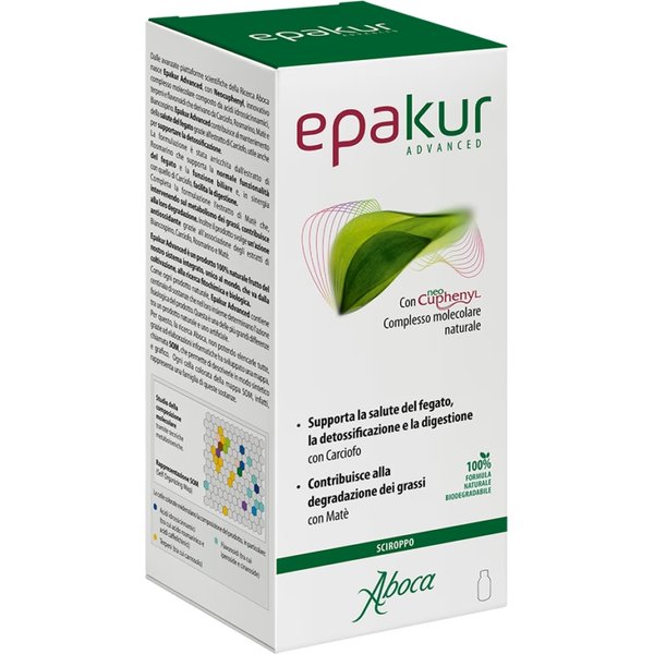 Aboca Epakur Advanced Sciroppo 320 Gr - Integratore Per La Funzione Epatica-image