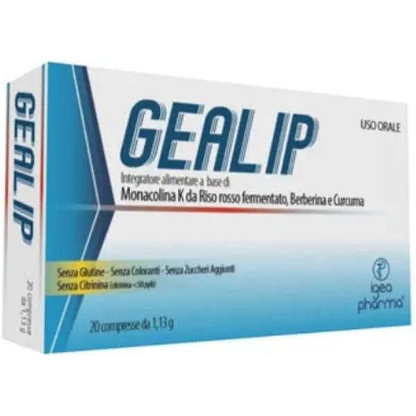 Gealip 20 Compresse - Integratore Per Il Metabolismo Dei Lipidi-image